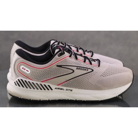 Brooks Ariel GTS 23 Women's Running Shoes Size 9 (D) Wide Gray Pink - Picture 4 of 11
